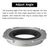 XPIMAGE Lens Mount Adapter Ring Compatible with M42 Screw Thread Lens to Arri LPL Camcorder view 3