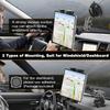 BAISHUN Tablet Mount for Car/Truck Heavy Duty, 360 Adjustable Tablet Stand Wall Mount Holder for Kitchen Vehicle Dashboard Windshield, Compatible with iPad Pro/Air/Mini 4.7-12.9" Tablets Cellphones view 2