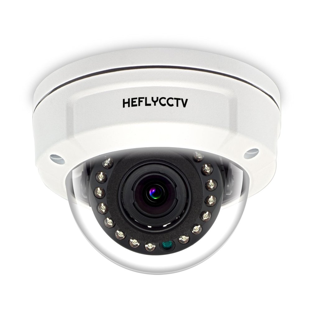 HEFLYCCTV 1080P Dome Analog Security Camera 2MP 4-in-1 (TVI/AHD/CVI/CVBS) Surveillance CCTV Vandal Proof Cameras,2.7mm-13.5mm Manual Focus/Zoom Varifocal Lens Wired BNC Cameras 45ft Night Vision