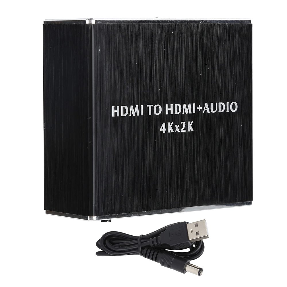 Digital Optical Audio Splitter, Optical Audio Splitter High Definition Multimedia Interface to Stereo + SPDIF Extractor
