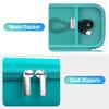 BOVKE Hard Travel Speaker Case for Bose New SoundLink Flex Speaker (2nd Gen) / Bose SoundLink Flex Bluetooth Portable Speaker, Extra Mesh Pocket for Bose Speaker Charger, Charging Cables, Turquoise view 3