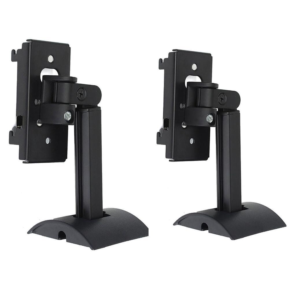 Coyktonty Speaker Wall Mount for Bose UB-20 Series II,Compatible with All Bose CineMate Lifestyle ST535 ST525 ST520 535III 525III Speakers Mounting Brackets (Not for Lifestyle 650) (Black+Black)