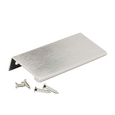 ASHMAV 3-5/32" Finger Edge Pull Stainless Steel Door Drawer Cabinet Handle