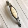 JCAKES 2.5" 3.75" 5" Cream Antique Pewter Drawer Pull Knob Cabinet Handle Dresser Pulls Kitchen Door Handles Hardware 64 96 128 mm Centers/C-C:2.5" (Size : L:5.4" (136 mm)/C-C:3.75" (96 mm)) view 2
