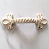 JCAKES 2.5" C-C Fleur De Lis Cabinet Pull Handle Knob Dresser Knob Drawer Handle Dresser Pulls Kitchen Door Handles Hardware 64 mm Centers view 2