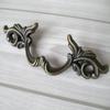 FJYDM 2.5" Vintage Look Drawer Pull Antique Bronze Cabinet Handle Dresser Pulls Kitchen Door Handles Hardware 2 1/2" 64 mm Centers view 2
