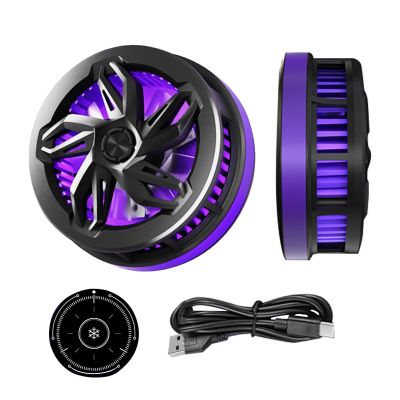 DUDOK Magnetic Phone Cooler, Portable Smartphone Semiconductor Radiator, Long Lasting Mobile Cooling Fan, Lightweight Mobile Phone Radiator, Low Noise Phone Cooler Suitable for Live Streaming, Tablet