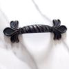 JCAKES 2.5" C-C Fleur De Lis Cabinet Pull Handle Knob Dresser Knob Drawer Handle Dresser Pulls Kitchen Door Handles Hardware 64 mm Centers view 2