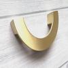 JCAKES Brushed Gold Drawer Pull Dresser Knob Cabinet Handle Kitchen Hardware (Color : Semicircle Drawer Pull) view 3