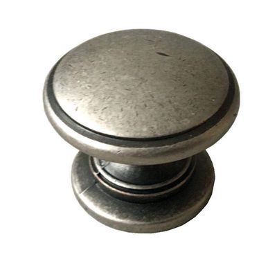 JCAKES 4.5" C-C Antique Pewter Bail Drawer Pull Drop Swing Handles Dresser Pulls Cabinet Knob Ring Vintage Style 114 mm 4 1/2" Centers (Color : Round Knob)