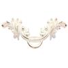JCAKES 2 1/2" C-C Creamy White Leafy Drawer Pull Gold Silver Dresser Handles Cabinet Pulls Knob Hardware 64 mm 2.5" Centers (Color : Gold) view 1