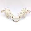 JCAKES 2 1/2" C-C Creamy White Leafy Drawer Pull Gold Silver Dresser Handles Cabinet Pulls Knob Hardware 64 mm 2.5" Centers (Color : Gold) view 2