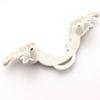 JCAKES 2 1/2" C-C Creamy White Leafy Drawer Pull Gold Silver Dresser Handles Cabinet Pulls Knob Hardware 64 mm 2.5" Centers (Color : Gold) view 4