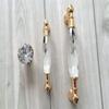JCAKES 3.75" C-C Crystal Drawer Pull Gold Glass Cabinet Handle Dresser Pulls Door Handles Kitchen Hardware 96 mm Centers/C-C: 3.75" (Size : Knob- Dia 1.2" (30 mm)) view 4