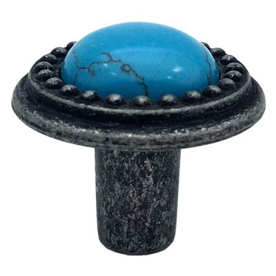 JCAKES 3" C-C Blue Gem Knob Natural Stone Drawer Pull Knob Cabinet Handle Dresser Pulls Antique Pewter Kitchen Handles Hardware 76 mm Centers/C-C: 3" (Size : Knob Dia: 1" (25 mm))