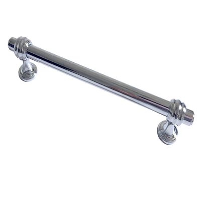 JCAKES 3.75" 5" 6.25" C-C Polished Chrome Drawer Pull Knob Cabinet Handle Dresser Pulls Kitchen Door Handles Hardware 96 128 160 mm Centers/C-C:6.25" (Size : L:7.5"(190 mm)/C-C:6.25"(160 mm))