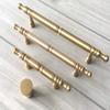 JCAKES 2.25" 4.25" 5.25" Drawer Pulls Handles Dresser Pull Brass Cabinet Door Handle Knob Pull 2 1/4" 4 1/4" 5 1/4" 58 108 133 mm (Color : Round Knob- Top Dia : 3/4" (19 mm)) view 4