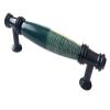 3.75" 5" C-C Green Gingham Ceramic Drawer Pull Knob Cabinet Handle Dresser Pulls Kitchen Door Handles Porcelain Hardware Oil Rubbed Bronze 96 128 mm Centers /C-C:5" ) ( Size : L:4.8" (120 mm)/C-C:3.75 view 1