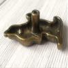 JCAKES Dog Boat Plane Train Knob Kids Drawer Pull Dresser Knob Pull Handles Cabinet Knob Gray Gray Antique Gold Brass Knobs Hardware (Color : Antique Gold Brass, Size : Dog) view 4