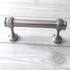 JCAKES Brushed Nickel Cabinet Pull Handle Drawer Pulls Handles Dresser Pull Cabinet Handle Knob Hardware/C-C:7.5" (Size : L:4.8" (122 mm)/C-C: 3.75" (96 mm)) view 2
