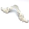 JCAKES 2 1/2" C-C Creamy White Leafy Drawer Pull Gold Silver Dresser Handles Cabinet Pulls Knob Hardware 64 mm 2.5" Centers (Color : Silver) view 3