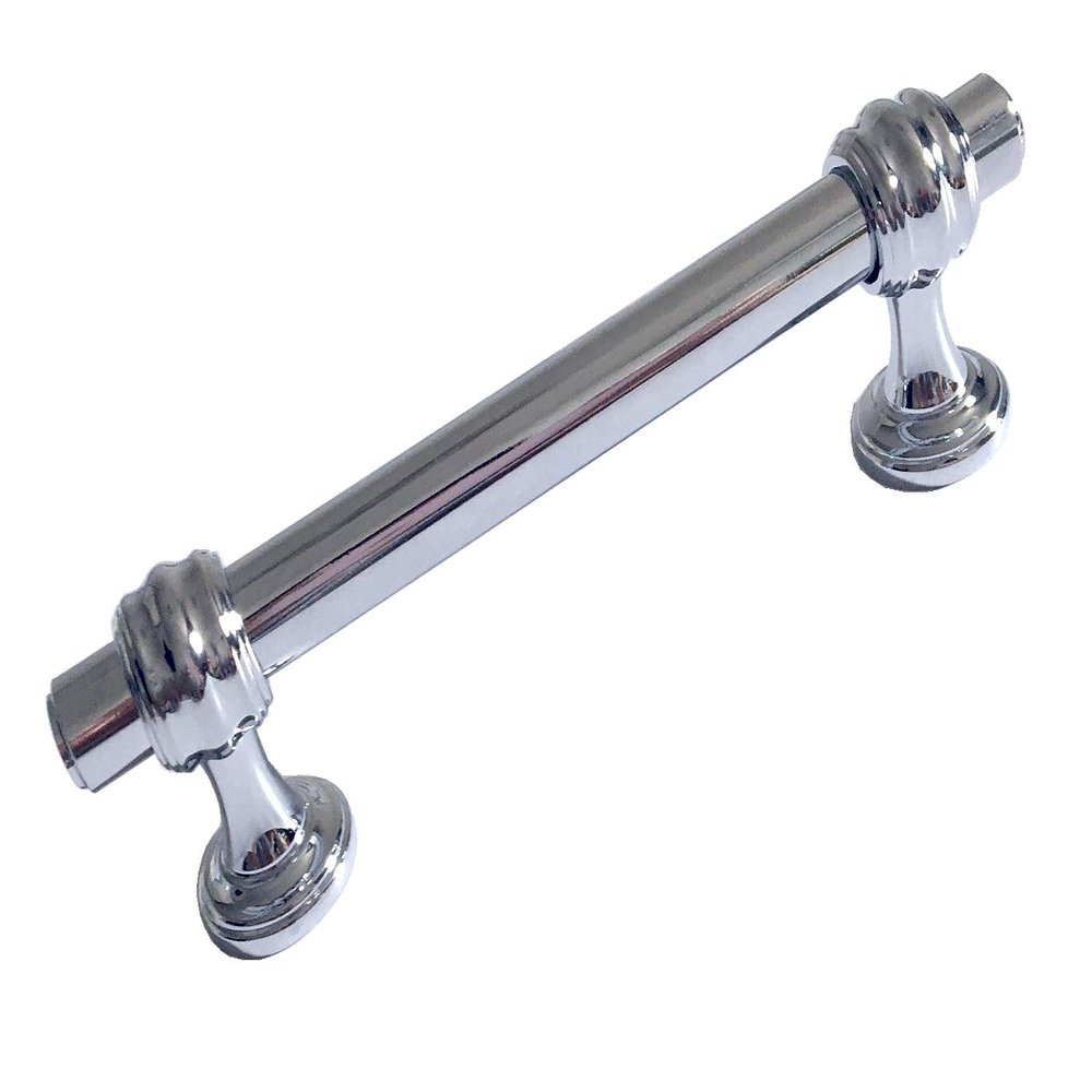 JCAKES 3.75" 5" 6.25" C-C Polished Chrome Drawer Pull Knob Cabinet Handle Dresser Pulls Kitchen Door Handles Hardware 96 128 160 mm Centers/C-C:6.25" (Size : L: 5"(128 mm)/C-C:3.75"(96 mm))