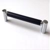 JCAKES 6.25" C-C Black Silver Drawer Pull Cabinet Handle Dresser Pulls Kitchen Door Handles Hardware Modern Chrome 6 1/4" 160 mm Centers (Size : L:5.5" (141 mm)/C-C:5" (128 mm)) view 2