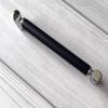 JCAKES 6.25" C-C Black Silver Drawer Pull Cabinet Handle Dresser Pulls Kitchen Door Handles Hardware Modern Chrome 6 1/4" 160 mm Centers (Size : L:5.5" (141 mm)/C-C:5" (128 mm)) view 4