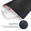 Watercolor Pink Cherry Florals Print Mousepad with Stitched Edges Waterproof Laptop mousemat Non-Slip Rubber Base Gaming Mousepad for Home Office Travel view 4