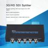 flexman SDI 1x4 Splitter, 1 Input 4 Outputs Splitter Professional Signal Split, High Resolution SDI Distribution Amplifier Support for Storage Card HD 3G SDI view 2