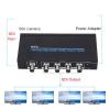 flexman SDI 1x4 Splitter, 1 Input 4 Outputs Splitter Professional Signal Split, High Resolution SDI Distribution Amplifier Support for Storage Card HD 3G SDI view 3