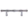 JCAKES 3" C-C Bamboo Drawer Pull Brushed Gold Cabinet Handle Dresser Pulls Kitchen Door Handles Hardware 76 mm Centers (Color : Polished Chrome) view 1