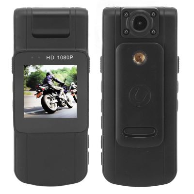 Action Camera, 1080P Wearable Camera, Night Vision Wide Angle Back Clip Type C Charging Camera, Body Camera for Meeting Law Enforcement