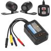 Dash Cam Motorcycle,Motorcycle DVR Recorder,2in Motorcycle Driving Recorder 1080P+720P Lens DVR Dash Cam Loop Recording view 2