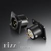 JEMOSA 1PC EIZZ 3pin Male XLR Plug Connector Balance Socket HiFi Audio Headphone AMP DIY 24K Gold Plated Copper Pins view 3