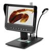 KWHRYVRE 4MP 7-inch LCD Digital Microscope for Inspection Use with 10-300x Magniciation Professional Stand view 2