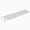 Desky 9 Plugs Power Rail  Thermal Overload Protection Desk Power Strip with USB Ports, Mountable Under Desk Cable Organizer  White view 1
