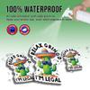 Blue Collar Stickers Funny Relax Gringo I'm Legal Cool Vinyl Stickers, Weather-Resistant Sticker for Water Bottles Laptop Window Car Size 3" view 4