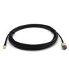 RANGEFUL SMA to N Type Cable 6m / 19.7ft Ultra Low Loss Coax Cable RG58 Extension Lead Black N Male to SMA Male Coaxial 50ohm view 3