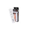 Precision Power Flat Plug Surge Protector Extension with 3 feet Cord  Compact Heavy Duty Power Strip & Flat Plug with 3 AC Outlets, 3 USB Ports for Home and Office view 1