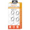 Xtreme Locator Tag 4-Pack Compatible with Apple Find My App (iOS only) Bluetooth Item Finder with Keychain, Key Finder, Live Location Tracker, 100dB Alert Ring, for Wallet, Keys, Pets, & Suitcases view 1