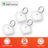 Xtreme Locator Tag 4-Pack Compatible with Apple Find My App (iOS only) Bluetooth Item Finder with Keychain, Key Finder, Live Location Tracker, 100dB Alert Ring, for Wallet, Keys, Pets, & Suitcases view 2