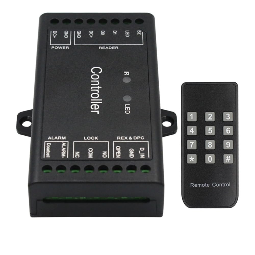 Geuxe Sboard Wifi Controller Single Door Remote Control Access Control Board Panel 12V Wiegand 26-44 Bits Input 1000 User