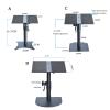 GLigeT Monitor Speaker Stands Speaker Bracket Desktop Speaker Bracket 0-15  Fine Tuning Angle Monitoring Speaker Study Studio Monitor Stand (Color : A) view 2