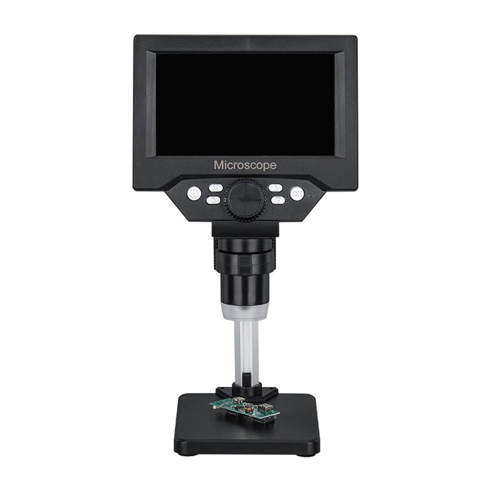 5.5-inch Large Screen Microscope Camera,with 8 Adjustable LED Lights,Electron Digital Microscope,Can Take Photos and Videos,for Children, Students, Beginners, Adults