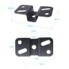 GLigeT Monitor Speaker Stands Speaker Wall Mount Stand Adjustable Swivel Tilt Speaker Mount Bracket Home Surround Sound System Studio Monitor Stand (Color : B) view 2