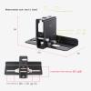 GLigeT Monitor Speaker Stands Speaker Wall Mount Stand Adjustable Swivel Tilt Speaker Mount Bracket Home Surround Sound System Studio Monitor Stand (Color : B) view 3
