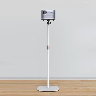 BABETT Projector Stand Projector Mount Bracket Floor Projector Stand Metal Holder Multi-Angle Adjustable 360 Rotating Projector Bracket Projector Mount (Color : White)