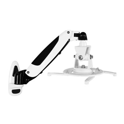 BABETT Projector Stand Universal Projector Wall Mount Gas Spring Full Motion 2-7kg Projector Mount with Hook Tray and 1/4" inch Screws Projector Mount (Color : A)