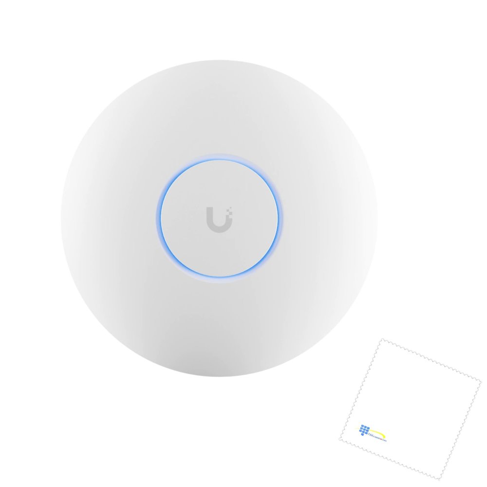 TWA Bundle of U7 Pro Ceiling-Mount WiFi 7 Access with Point 9.3 Gbps Over-The-air Speed and Microfiber Cloth